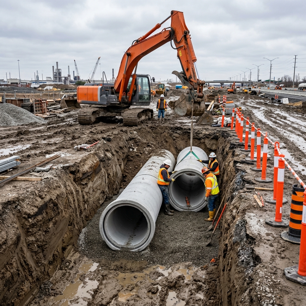 Civil Highway Drainage System