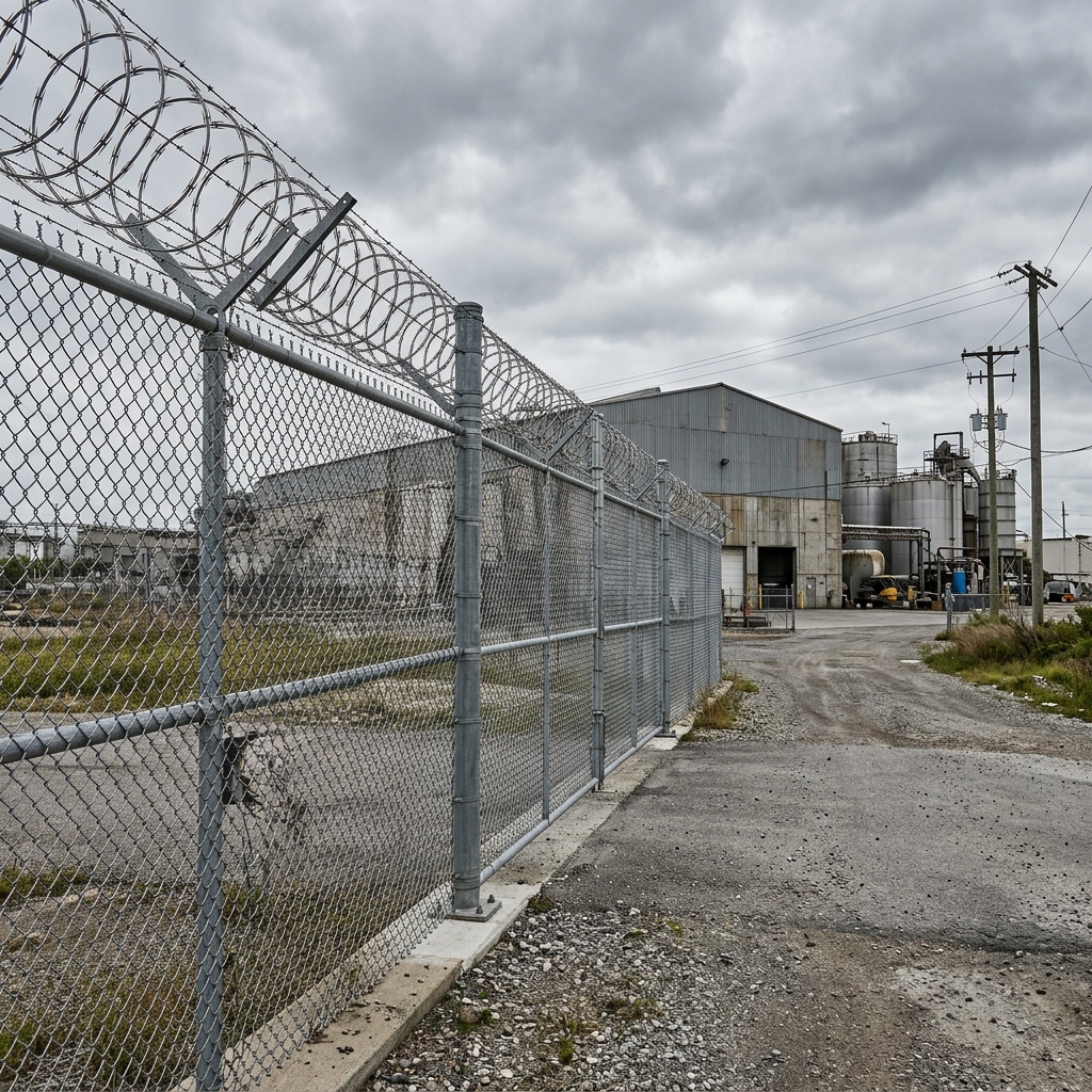 High-Security Industrial Perimeter